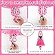 Rosa Prinzessin Luftballons Geburtstag Deko 5 Jahre Madchen Bar-Bi Geburtstagsdeko 5 Jahr BarBi Ballon Deko 5. Geburtstag Folienballons Banner Girlande für Girl Kindergeburtstag Party Supplies Deko