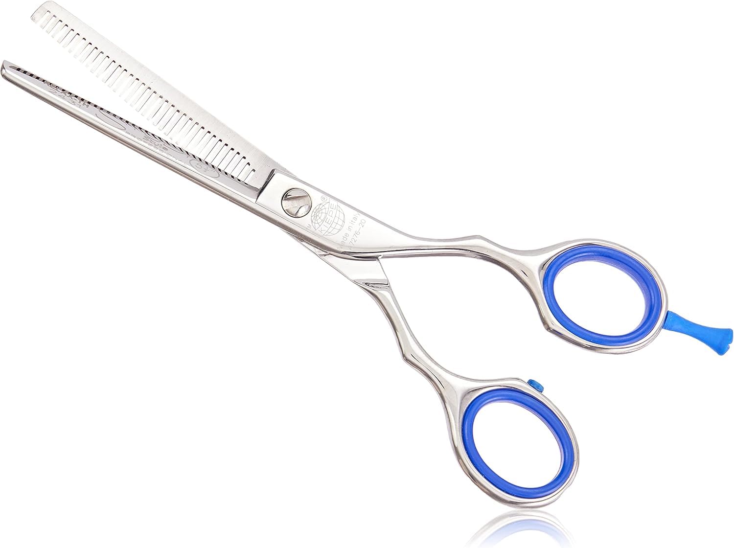 Kiepe 2431 Studio Style Relax-TH Tijera profesional de entresacar 5,5 pulgadas con 38 dientes – Tijera ergonómica de vaciado con Convex Razor en acero inoxidable, Made in Italy