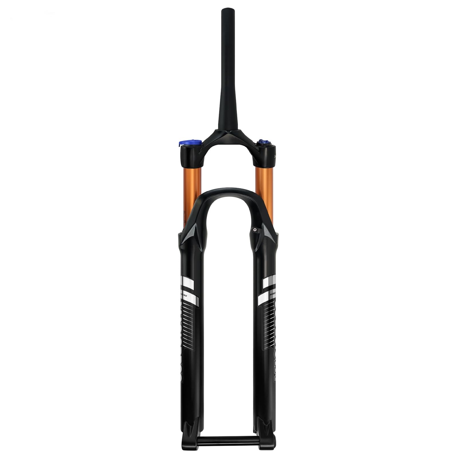 HOMSXPAC Bike Suspension Forks 27.5/29in Air Mountain Front Fork 1 1/8'' Straight/Tapered Tube Magnesium Alloy Disc Brake 15mm Thru Axle With Rebound Adjustment