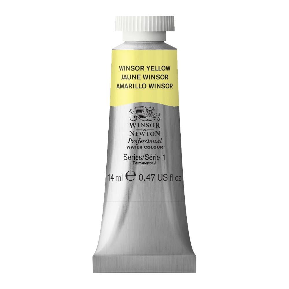 Winsor & Newton Artists' Water Colour Paint 14ml Tube - Winsor Yellow