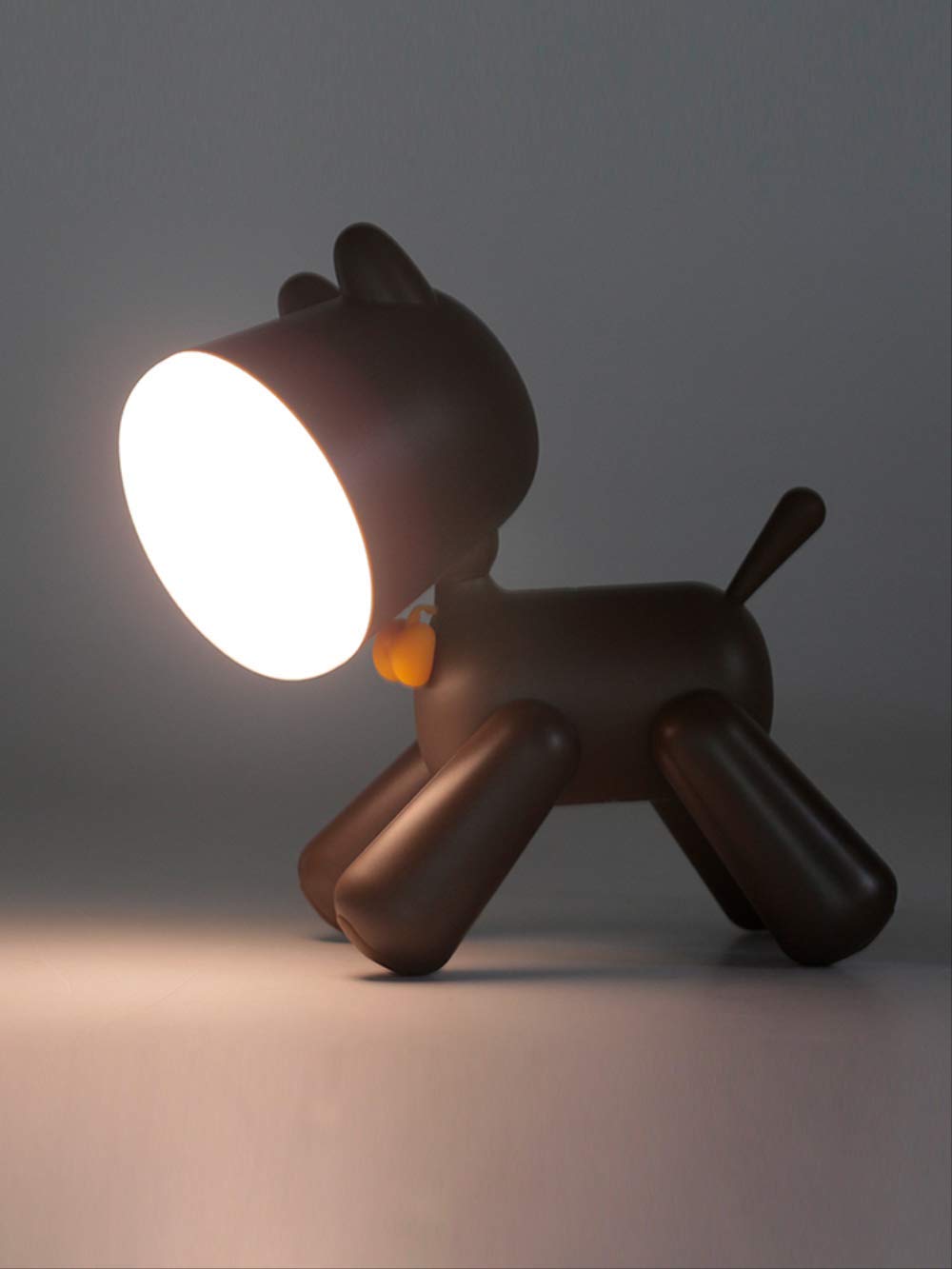 Lámpara De Mesa Creativa Lámpara De Perrito Dormir Dormitorio Luz De Noche Bebé Niño Bebé Alimentación Luz De Noche Lámpara De Cabecera De Carga Led