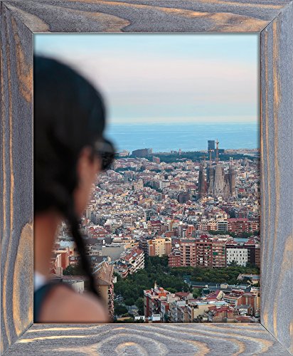 8.5 X 11 Wooden Rustic Picture Frames, Set Of 2 For Diploma Documents And Certificates Wall Mount And Desktop - Natural Wood Photo Frame, Grey #TOP5