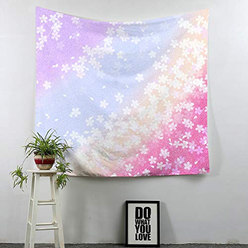 Tapiz de pared de flores multicolor KnSam para transformar estancias vacías 3