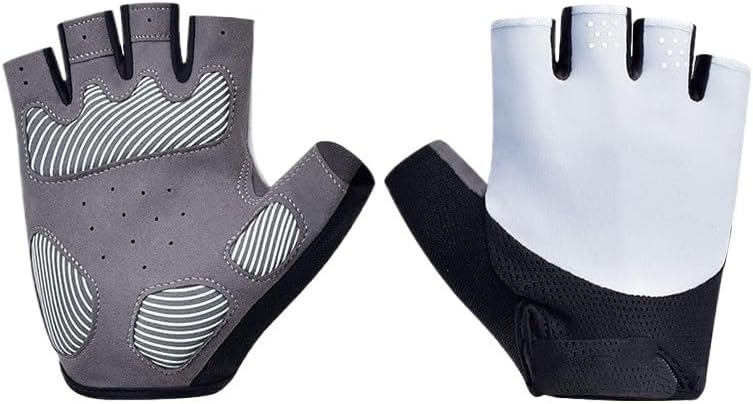 Fitness Nylon Gloves Anti-Slip Breathable Training Sports Half Finger Yoga