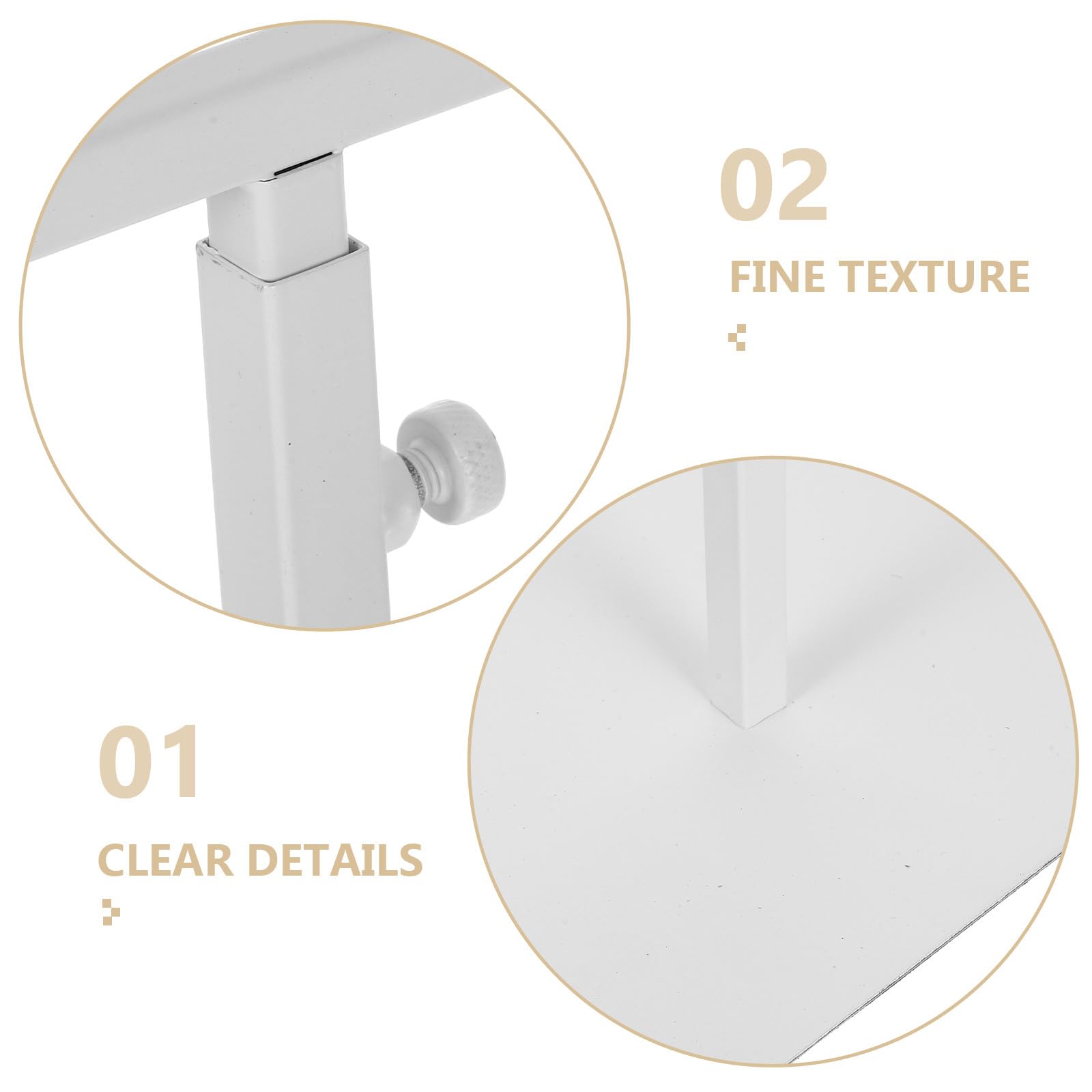 Abaodam Organizador Metálico para Bolsos y Mochilas, Expositor Ajustable en Altura Diseño en T, Soporte Resistente para Colgar en Tiendas y Hogares