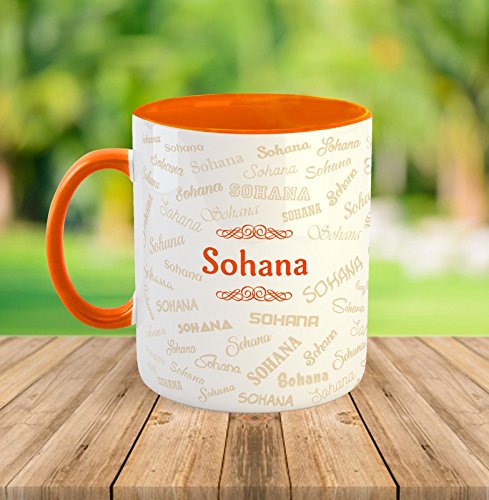 FurnishFantasy™ Ceramic Mug - My Name is Sohana