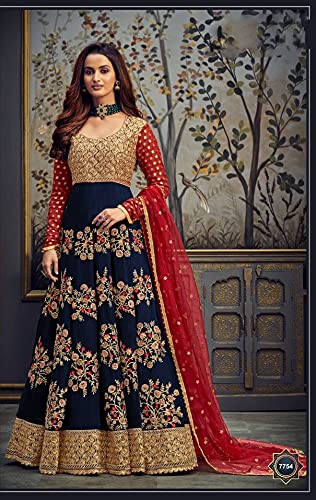 Prija Collection Ready to Wear Indian Pakistani Bollywood Wedding/Party Wear Designer Abaya Style Anarkali Suit for Womens3