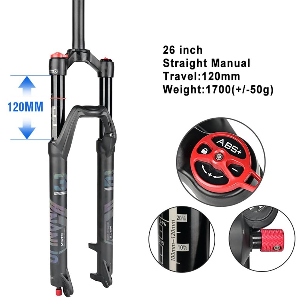 Amazon | MTB 26/27/29インチ 自転車 エアフォーク リバウンド調整