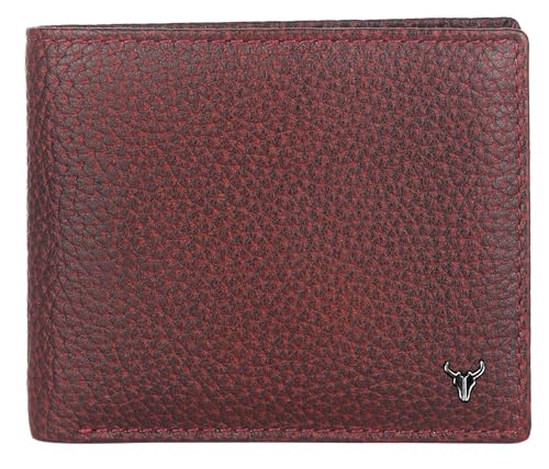 Image of NAPA HIDE Leather Wallet for Men (Maroon)