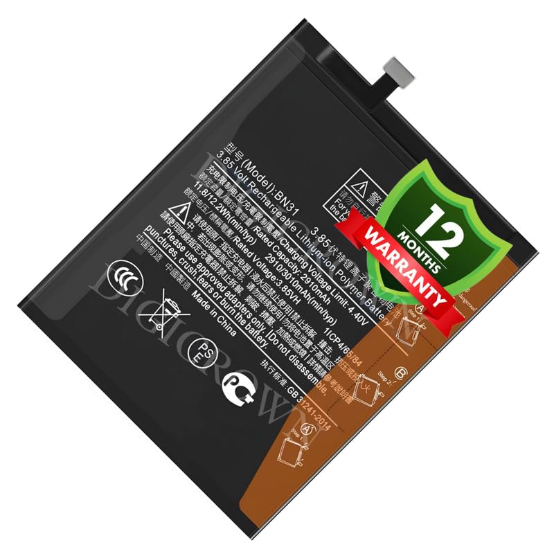 Image of Original BN31 Battery for Xiaomi Redmi Y1 | Redmi Y1 Lite | Redmi Y2 | Xiaomi Mi A1 - (3080mAh) - 1 Year Warranty