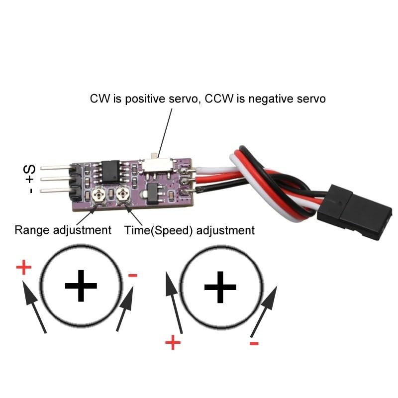 Controlador Servo Avión RC 5-30V PWM 16 Bits Resolución 65535 Módulo