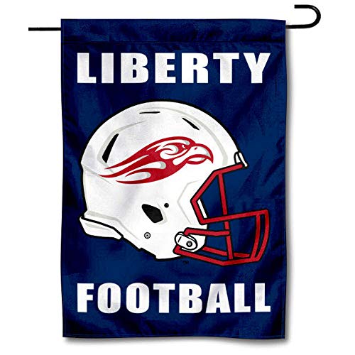 College Flags & Banners Co. Liberty Flames Football Helmet Garden Yard Flag