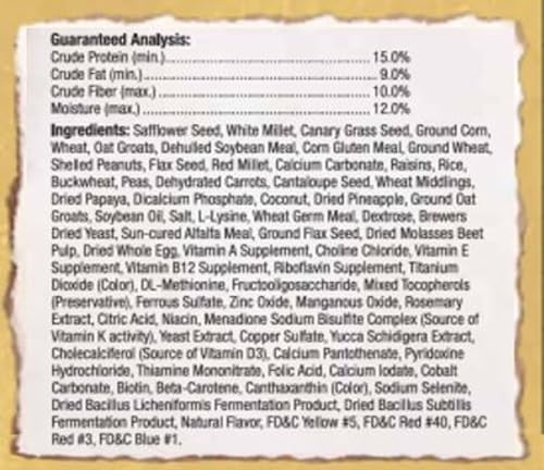Kaytee 100213713 Nature'S Harvest Pet Cockatiel Bird Food thumb #1