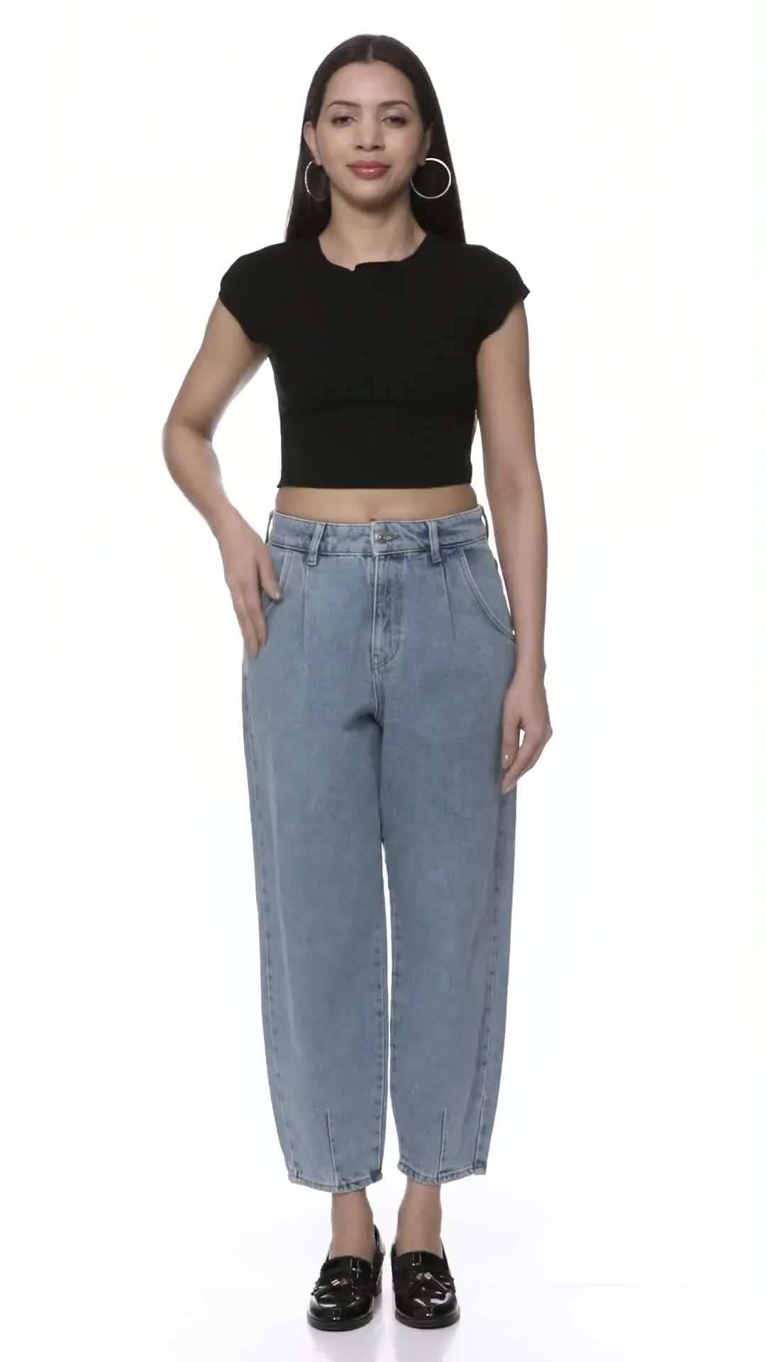 Buy ONLY Straight Fit Jeans (15216530_Light Blue Denim_XS/32) at 