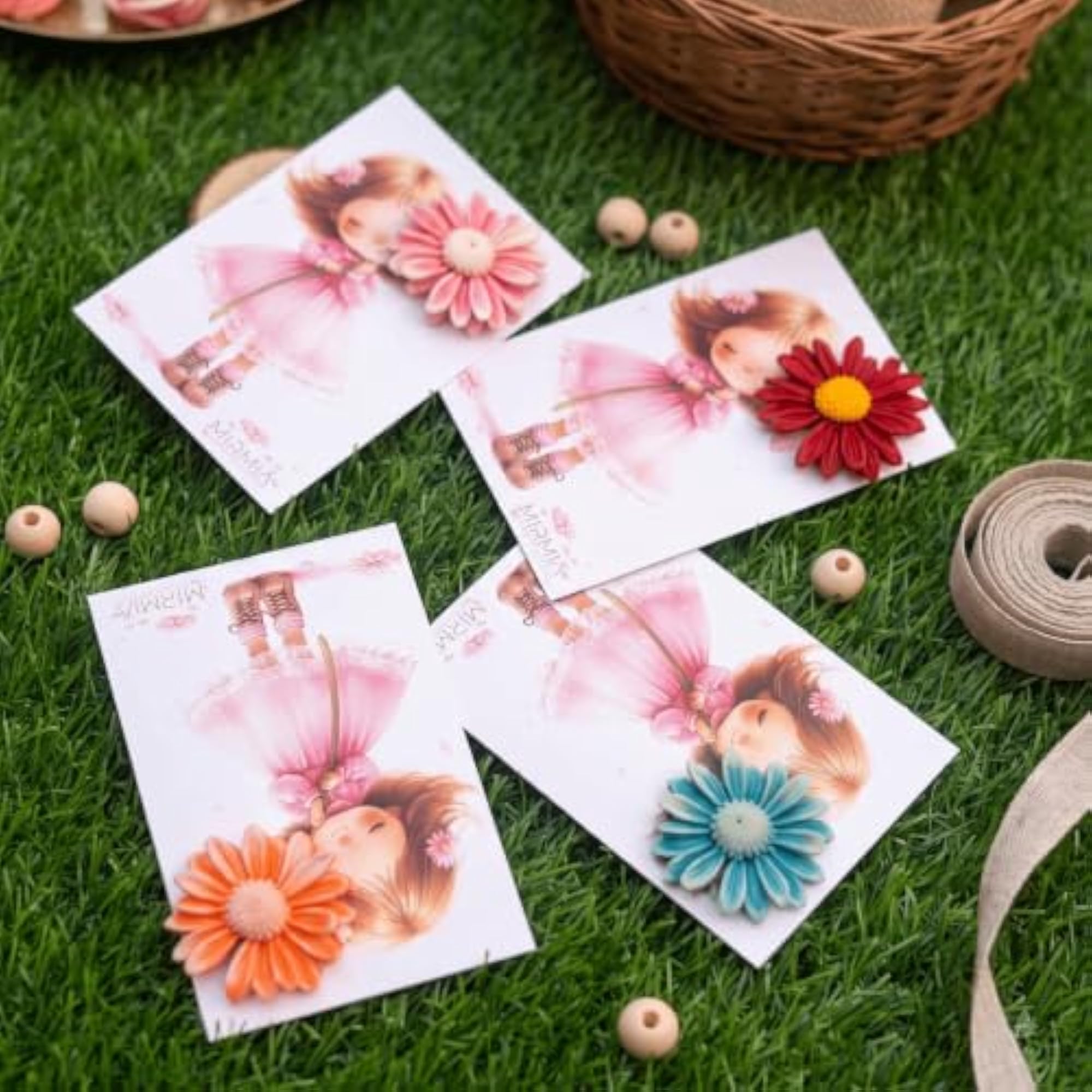 Daisy Flower Candles Gift Pack | Scented Decorative Candles