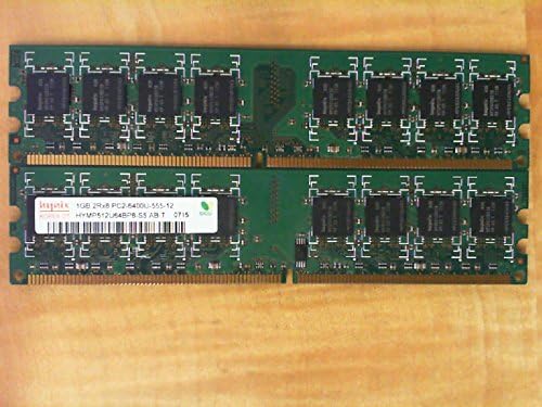 HYNIX HYMP512U64BP8-S5 1GB DESKTOP DIMM DDR2 PC6400(800) UNBUF 1.8v 2RX8 240P 128MX64 64mX8 CL5 8k