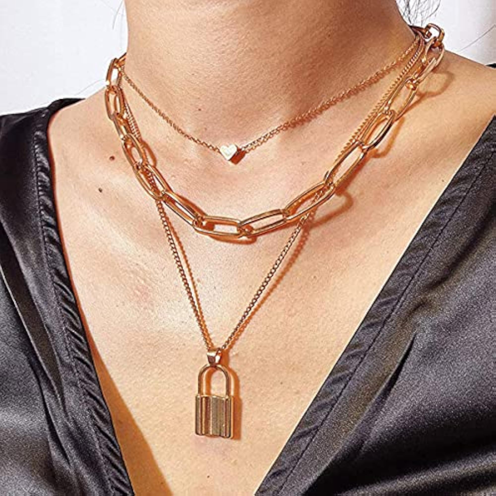 Plated Layered Necklace Combos for Stylish Look