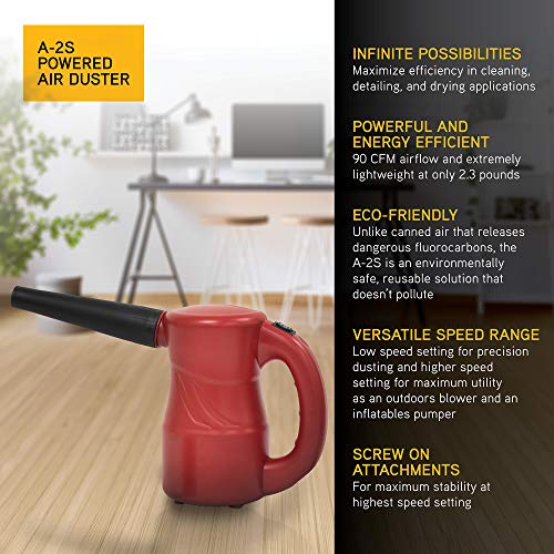 Image of XPOWER A-2S Electric Duster - RED