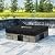 Outdoor Square Built In Fire Pit Cover,Heavy Duty 600D Waterproof Winter Cover with 4 Sandbag for 52"-56"W Square Stone Fire Pit and In Ground Firepit(Only Cover,Black)