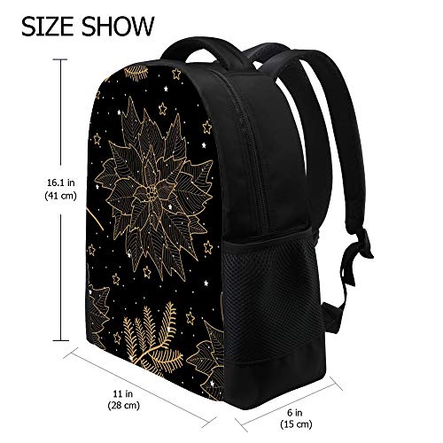 Mochila escolar ZhiMi de malla transpirable con diseño navideño 3