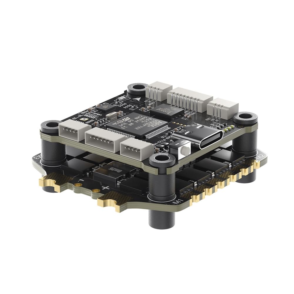 F722 V2 FC&ESC FPV Stack F722 V2 Flight Controller BLS 60A 4IN1 ESC 16MB Nero Box per RC FPV Drone