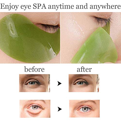 Under Eye Mask,Collagen Eye Mask Green Seaweed Eye Mask Under Eye Pad Dark Circle Puffiness Eye Bag Firming Skin Care… - Image 5