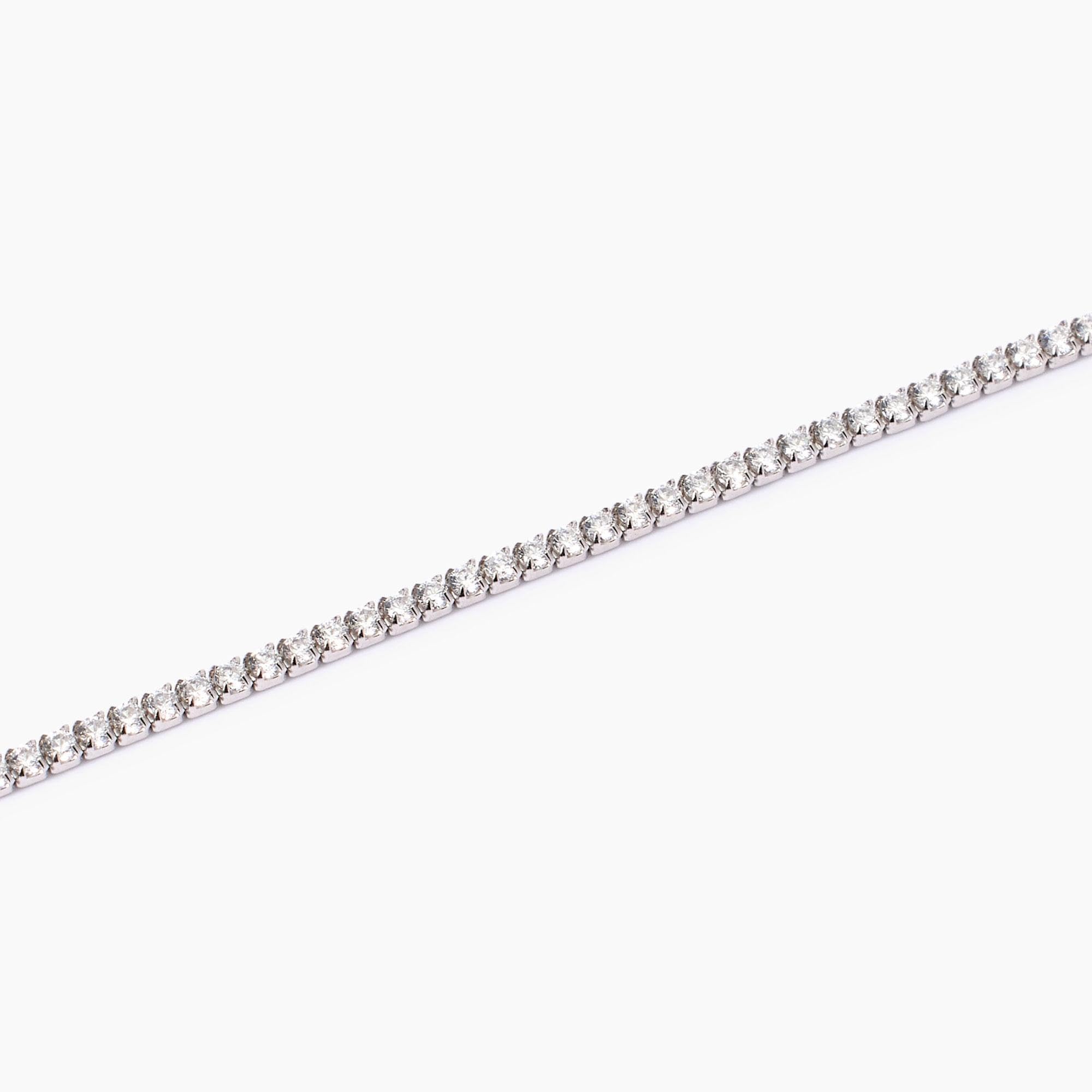 MABINA - Bracciale tennis in argento con zirconi