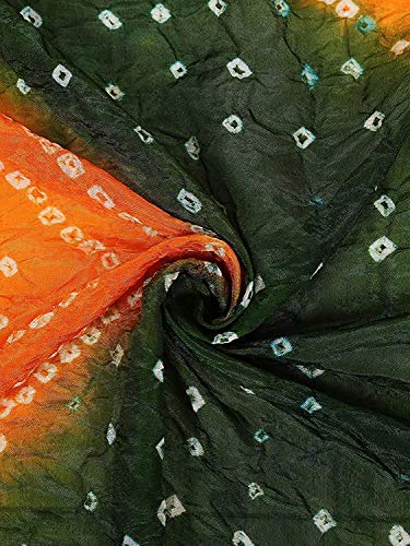 Image of Lifestyle Art Silk Embellished Women's Dupatta Bandhani Bandhej Jaipuri Rajasthani Dupatta