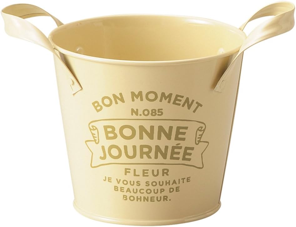 Greenhouse karutettokara-buriki Round Medium Ivory 1 Piece 3811 – B – Ai