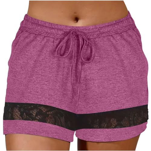 Calça curta feminina verão 2024 moda verão shorts casual confortável cintura elástica yoga camisa de