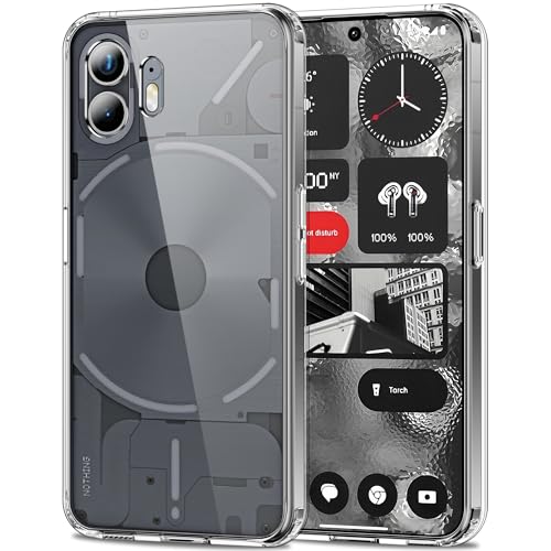HOOMIL Crystal Clear Hülle für Nothing Phone 2, Anti Gelb ...
