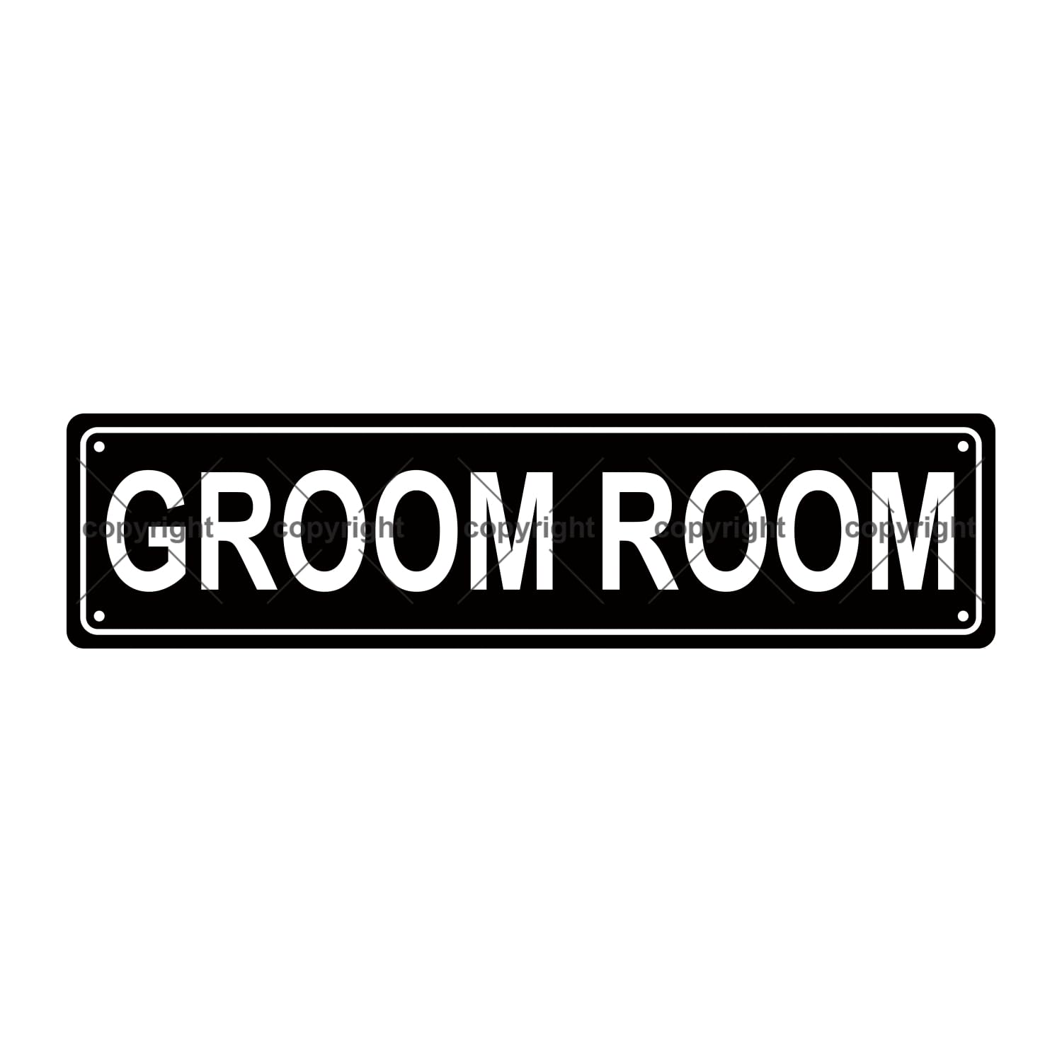 Peiyeety A002 Vintage Metal Tin Sign Decorative Wall Art Groom Room Themed Sign, Rustic Style, Durable Waterproof Rustproof, For Home, Wedding Decor, Groom, Easy To Mount, 4X16 Inch