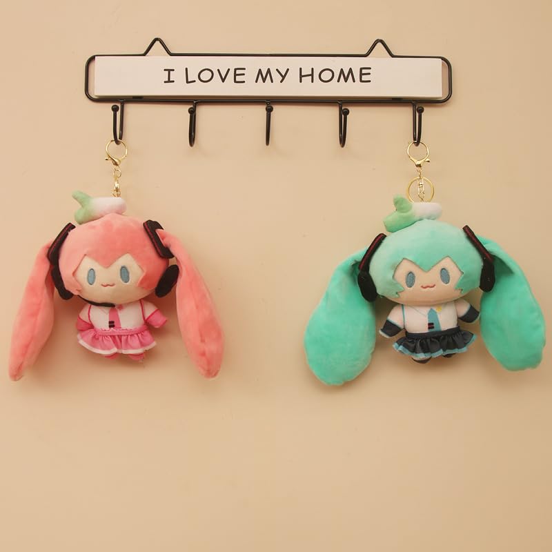 Amazon.co.jp: 初音 ぬいぐるみ ミク キーホルダー付き 人形 15cm