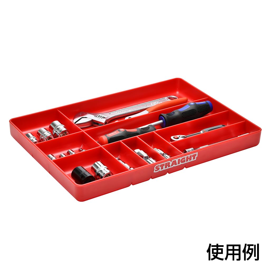 Amazon.co.jp: (STRAIGHT/ストレート) プラスチックトレー レッド 19