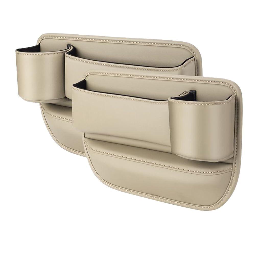 YDSTNiu 2 Pcs Car Seat Gap Filler for Peugeot 108 5-Türer I 2014-2022, Console Organiser Box Side Storage Pocket Catcher Holder Crevice Bin Auto Slit Case Caddy,D