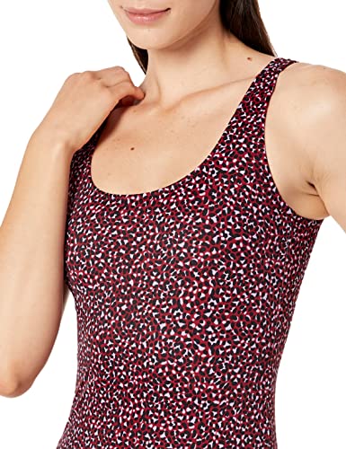 Image of Amazon Essentials Women's One-Piece Scoop Neck Coverage Swimsuit (Available in Plus Size)