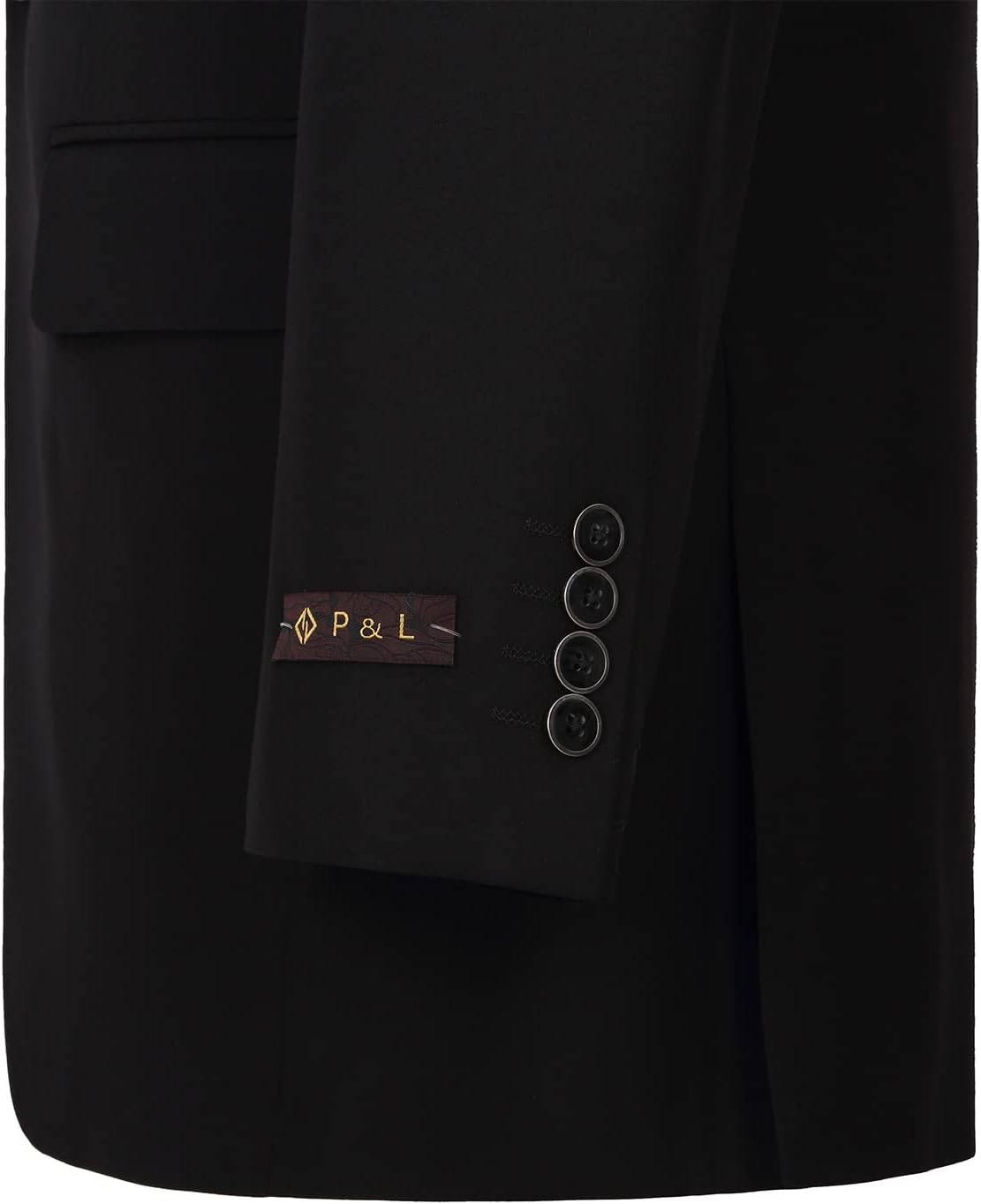 Mens 3 Piece Classic Fit Suit Set One Button Solid Jacket Blazer Vest & Pants