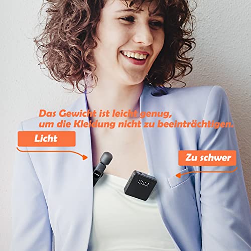 Kabelloses Lavalier Mikrofon WHJC für hochwertige Audioaufnahmen