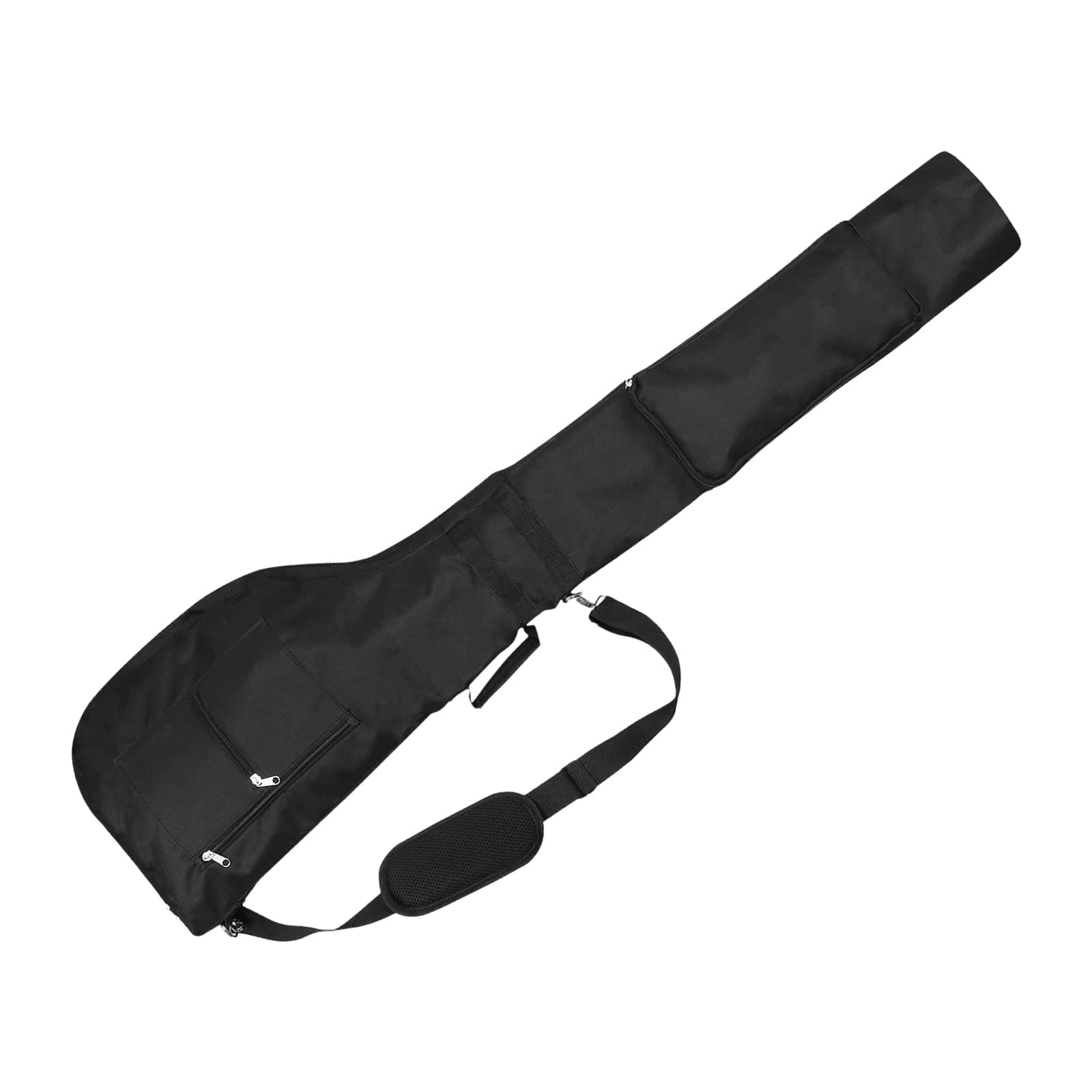 Bolsa de golf premium de poliéster con textura para golfista, bolsa esencial con múltiples bolsillos de almacenamiento para palos y accesorios