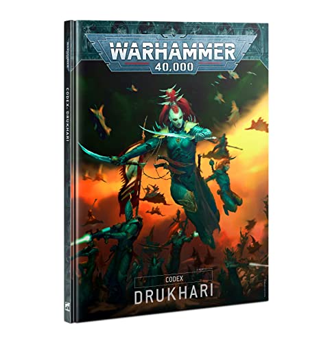 Codex Drukhari Warhammer 40k V9 livre de règles officiel en anglais pour étendre votre armée