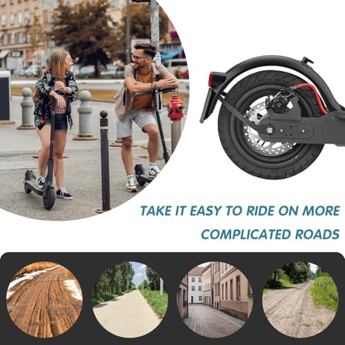Foymlon Parafango Posteriore Monopattino Elettrico, Posteriore Con Staffa Luce Posteriore Led Striscia Riflettente Vite Per Xiaomi M365 1S Pro 2 Scooter - 6