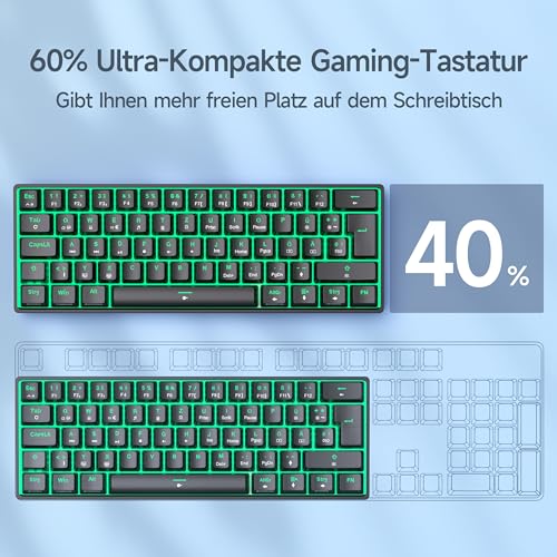 Tastatur ohne Nummernblock von Tmkb Technology – Mechanisches Keyboard TMKB T61SE
