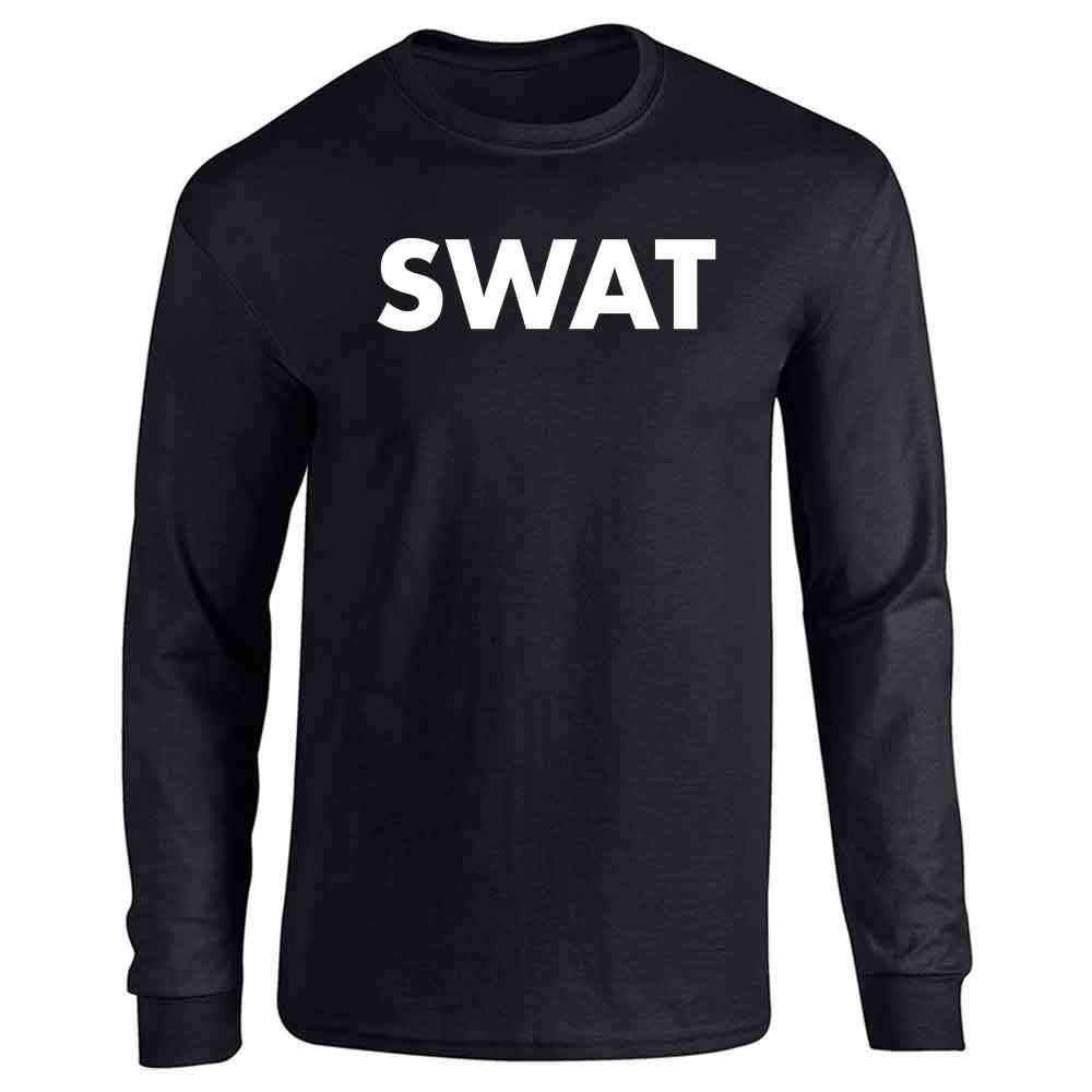 Pop Threads SWAT Team Police Classic Cosplay Staff Graphic Tee T-Shirt for Men