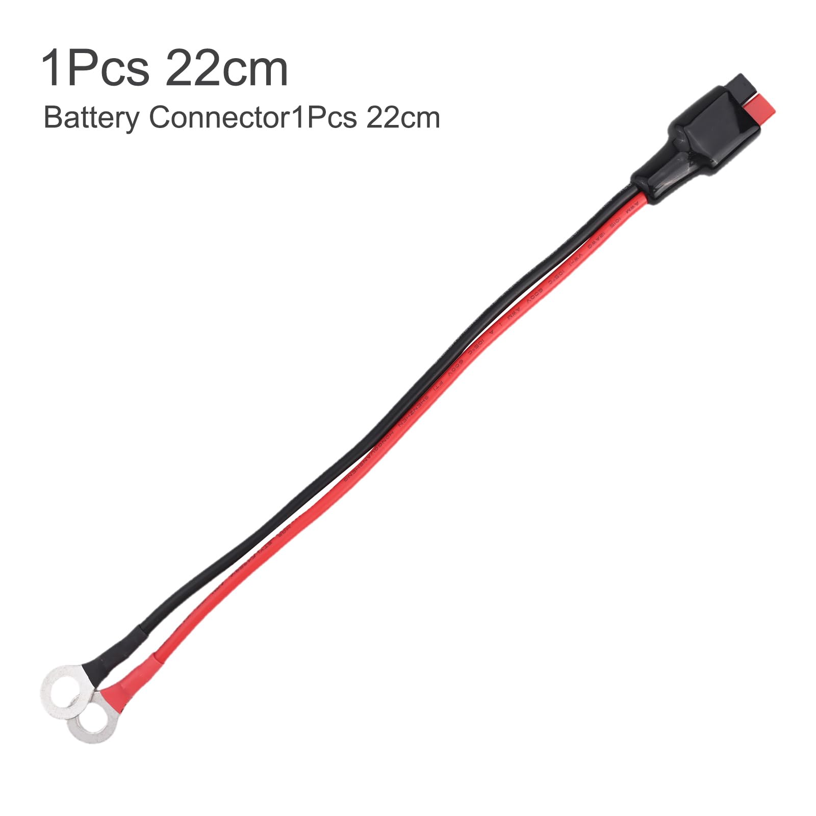 Conector de cable de batería para carrito de golf Anderson rojo/negro compatible con Reo HillBilly Mocad