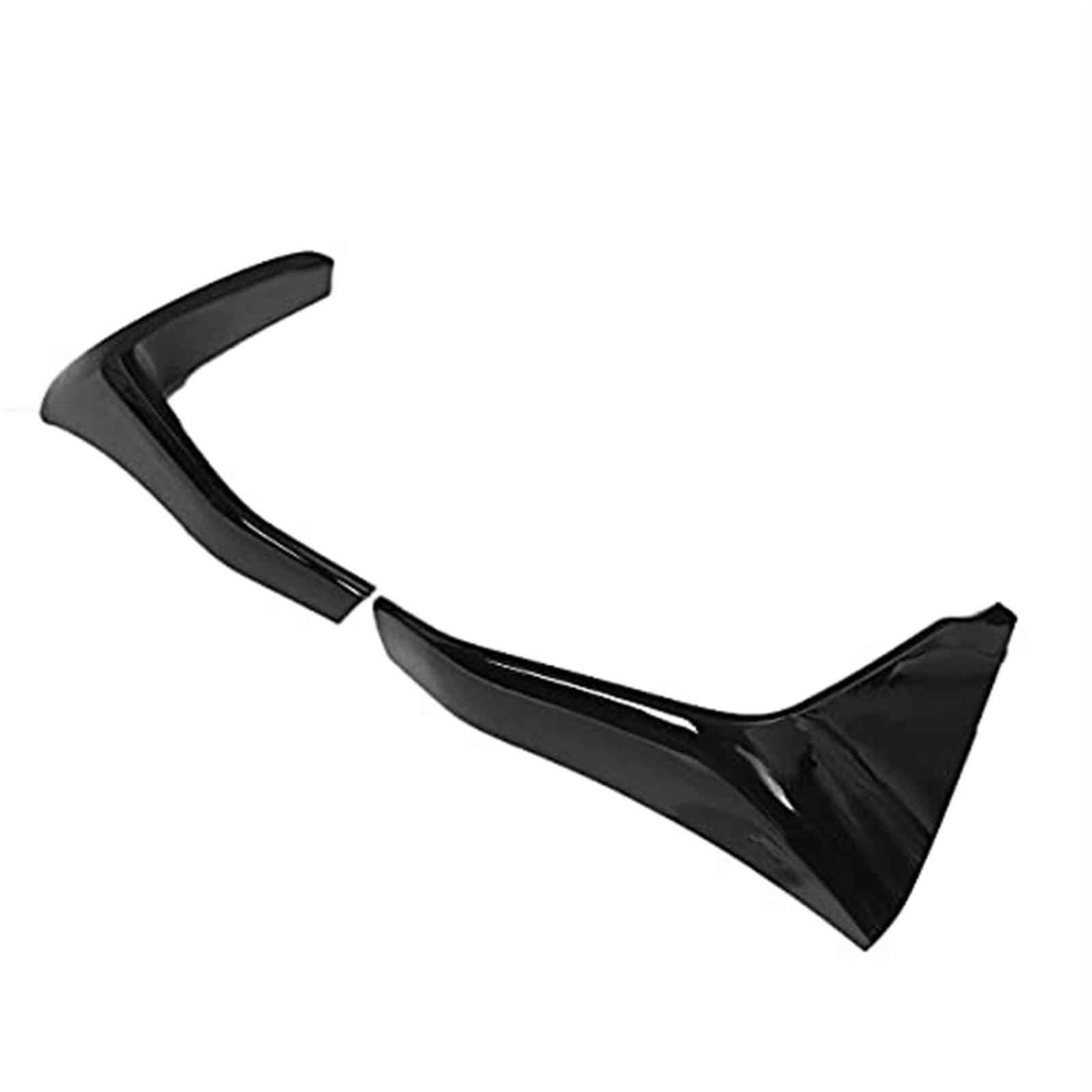 Para przedniego zderzaka samochodu Splitter dyfuzor Body Kit, dla, F80 M3 F82 F83 M4 2014-2020 Spoiler fartuchy osłona zabezpieczająca przednie spoilery Przedni spoiler(BLACK Glossy Black)