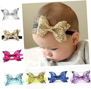 ibasenice Faixa De Cabeça Para Meninas Faixa De Cabelo De Lantejoulas Para Bebês Faixa De Cabelo Para Bebês Lantejoulas Infantis Faixa De Cabelo Infantil Para Meninas Faixa De Cabelo De