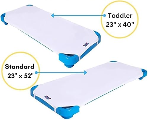Miniatura 5 de Sábana de cuna de tamaño estándar para guarderíapreescolar con bucles elásticos en las esquinas sábana de cuna para siesta para niños sábana de