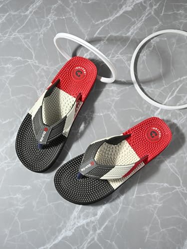 Image of DOCTOR HEALTH SUPER SOFT Men's & Boys Anti-Skid Flip Flops with Acupressure Massage Footbed | Lightweight | Soft | Doctor-Recommended Slipper for Pain Relief | All Day Wear Acupressure Doctor Slipper