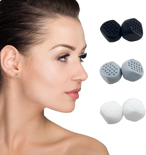 6 unidades de ejercitador de mandíbula para hombres y mujeres  3 niveles de resistencia tabletas de silicona para ejercitar la mandíbula  Potente