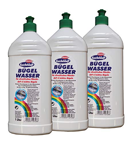 3 x Kuschelduft Bügelwasser Citrusfrische 1l, Wäschewasser, Bügeln